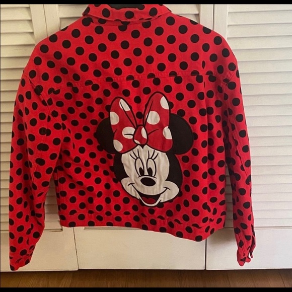 ( 0358) Women Red and Black Polka Dot Jacket.. Christmas Sale - Picture 3 of 9